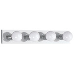 Center Stage Bathroom Vanity Light - Chrome