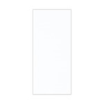 Blank 2 Inch Address Tile - White
