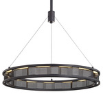 Fuze Pendant - Soft Off Black / White