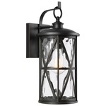 Millbrooke Outdoor Wall Light - Antique Bronze / Water Glass