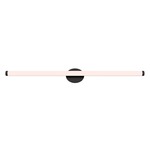 Pipeline 2 Vanity Warm Dim Center Feed w/ Power - Black / White