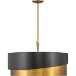 Gigi Pendant - Heritage Brass / Black