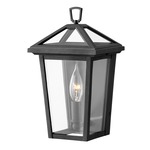 Alford Place Outdoor Wall Light - Museum Black / Clear