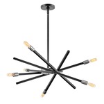 Archer Chandelier - Satin Black