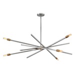 Archer Chandelier - Brushed Nickel