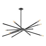 Archer Chandelier - Satin Black