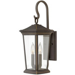 Bromley Outdoor Hanging Wall Light - Oil Rubbed Bronze / Clear