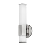 Facet Wall Sconce - Polished Nickel / Etched Glass