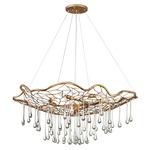 Laguna Chandelier - Burnished Gold