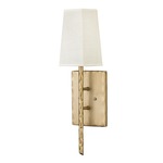 Tress Wall Sconce - Champagne Gold / Off White
