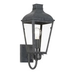 Dumont Outdoor Wall Light - Graphite / Clear