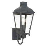 Dumont Outdoor Wall Light - Graphite / Clear