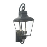 Dumont Outdoor Wall Lantern - Graphite / Clear