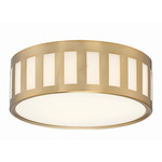 Kendal Ceiling Light - Vibrant Gold / White Glass
