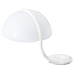 Serpente Table Lamp - White / Opal