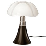 Minipipistrello Table Lamp - Dark Brown / Opal