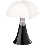 Minipipistrello Table Lamp - Titanium / Opal