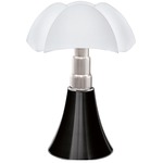 Pipistrello Table Lamp - Glossy Black / Opal