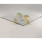 Metafora Cube Table - Travertine