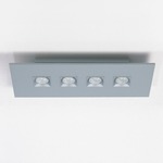 Polifemo Surface Mount Downlight - Metallic Grey
