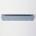 Polifemo Surface Mount Downlight - Metallic Grey