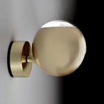 Bo La Wall / Ceiling Light - Satin Gold