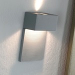 Mini D9 1-Light Wall Light - Metallic Grey