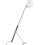 Brielle Floor Lamp - Polished Nickel / Opal