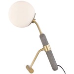 Brielle Table Lamp - Aged Brass / Opal