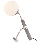 Brielle Table Lamp - Polished Nickel / Opal
