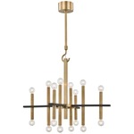 Colette Chandelier - Aged Brass