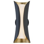 Josie Wall Light - Gold Leaf / Black