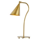 Lupe Table Lamp - Aged Brass