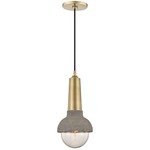 Macy Pendant - Aged Brass