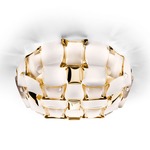 Mida Ceiling / Wall Sconce - White / Gold