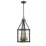Kirkland Long Pendant - Rustic Mahogany