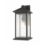 Portland Outdoor Wall Light - Oil Rubbed Bronze / Clear Seedy