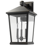 Beacon Outdoor Wall Light - Oil Rubbed Bronze / Clear Beveled