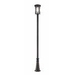 Jordan 519 Outdoor Pole Light - Oil Rubbed Bronze / Clear Seedy