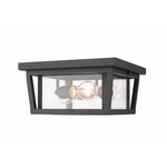 Seoul Outdoor Ceiling Light - Oil Rubbed Bronze / Clear