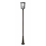 Seoul 519 Outdoor Pole Light - Oil Rubbed Bronze / Clear