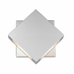 Quadrate Dual Outdoor Wall Light - Silver