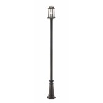 Millworks 519 Outdoor Pole Light - Oil Rubbed Bronze / Clear