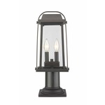 Millworks 533 Outdoor Pier Light - Oil Rubbed Bronze / Clear