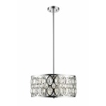 Dealey Chandelier - Chrome / Clear