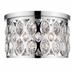 Dealey Ceiling Light - Chrome / Clear