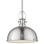 Melange Dome Pendant - Brushed Nickel / Brushed Nickel