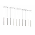 Forest Linear Multi Light Pendant - Chrome / Brushed Nickel