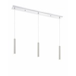 Forest Linear Multi Light Pendant - Chrome / Brushed Nickel