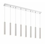 Forest Linear Multi Light Pendant - Chrome / Brushed Nickel